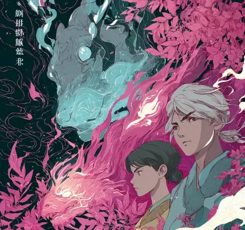 科幻题材漫画封面：星港猎手